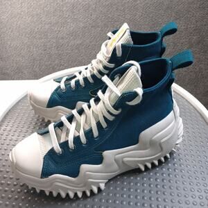 Converse Run Star Hike Low Platform Sneakers Unisex Womens 8 Mens 6.5 Blue